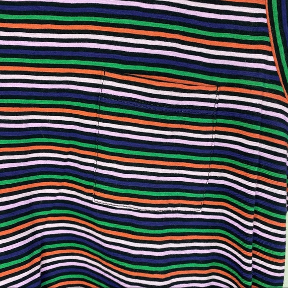 Madewell NWOT Stripe Muscle Pocket Sleeveless Tank - Picture 7 of 11